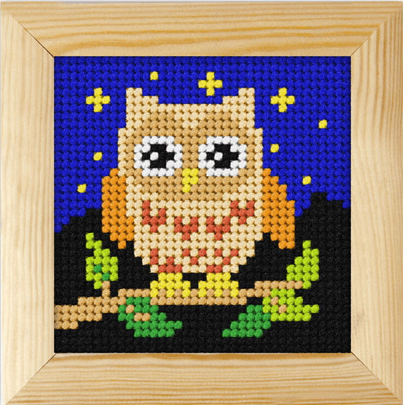 Owl Beginners Tapestry Kit by Orchidea