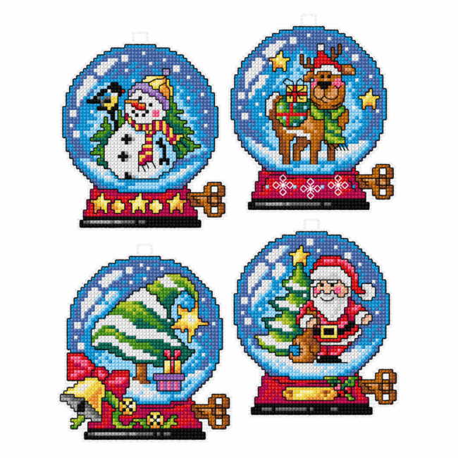 Christmas Ornaments Cross Stitch Kit by Orchidea