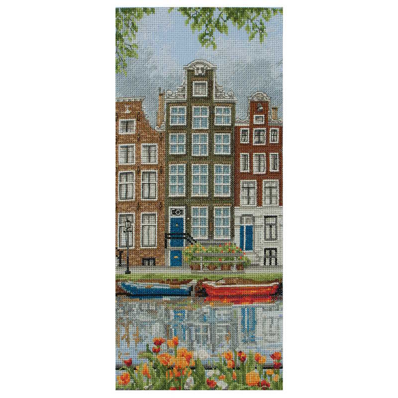 Amsterdam Scene Cross Stitch Kit By Anchor