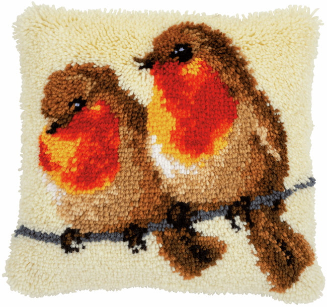 Robins Latch Hook Cushion Kit By Vervaco