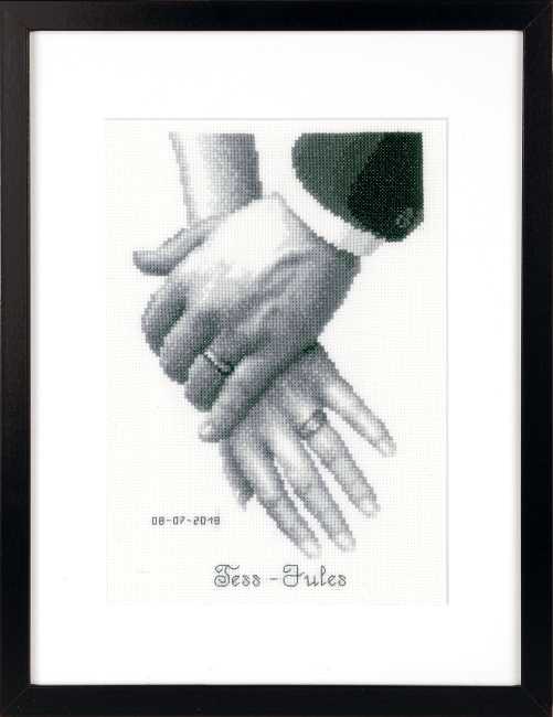 Love for Life Wedding Sampler Cross Stitch Kit By Vervaco