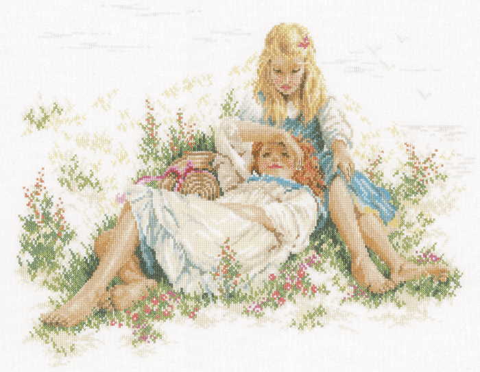 Summertime Cross Stitch Kit By Lanarte