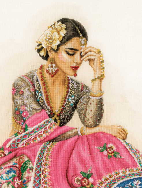 Traditional Reminiscence Cross Stitch Kit By Lanarte