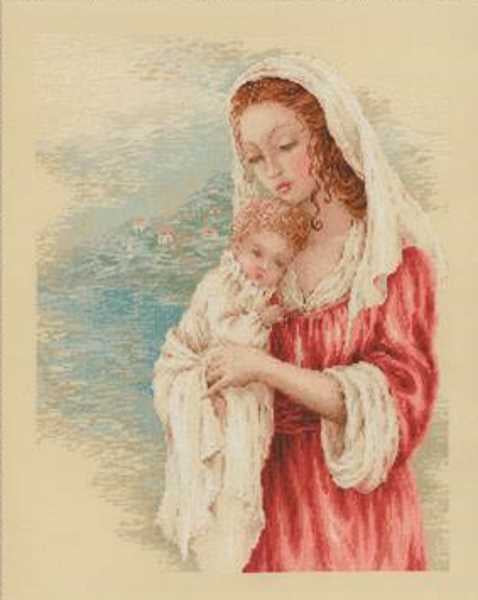 Tender Gaze Cross Stitch Kit By RIOLIS