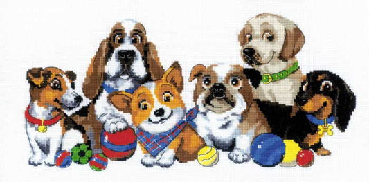 Dog Show Cross Stitch Kit By RIOLIS