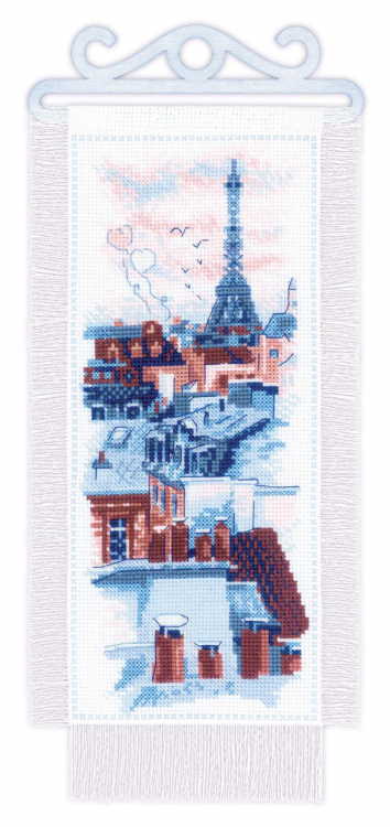 Paris Rooftops Cross Stitch Kit By RIOLIS