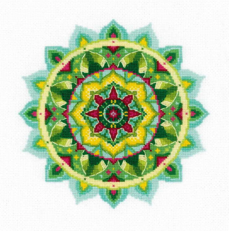 Self Knowledge Mandala Cross Stitch Kit By RIOLIS