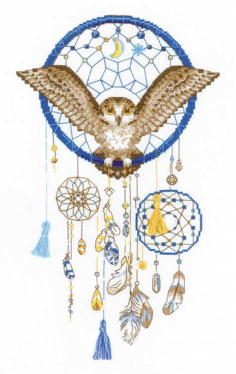 Owl Dreams Cross Stitch Kit By RIOLIS