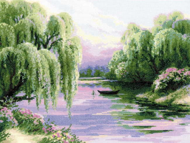 Quiet Morning Cross Stitch Kit By RIOLIS