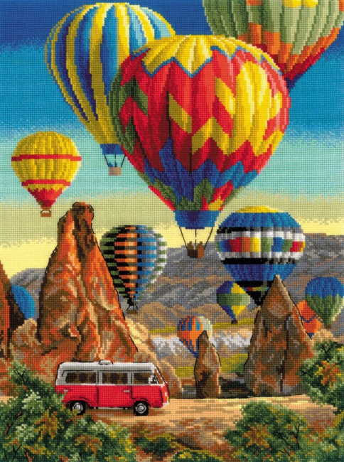 Festival in Cappadocia Cross Stitch Kit By RIOLIS