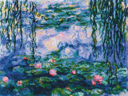 Water Lilies Monet Cross Stitch Kit By RIOLIS