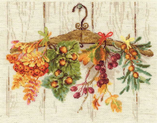 Gifts of Autumn Cross Stitch Kit By RIOLIS