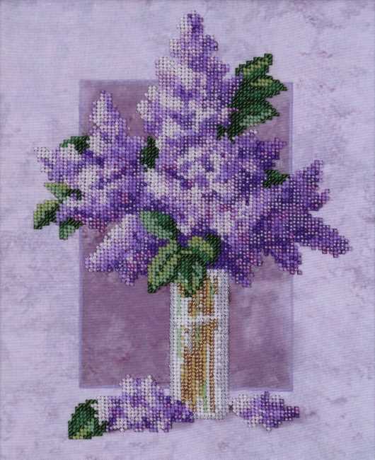 Lilac Bead Embroidery Kit by VDV