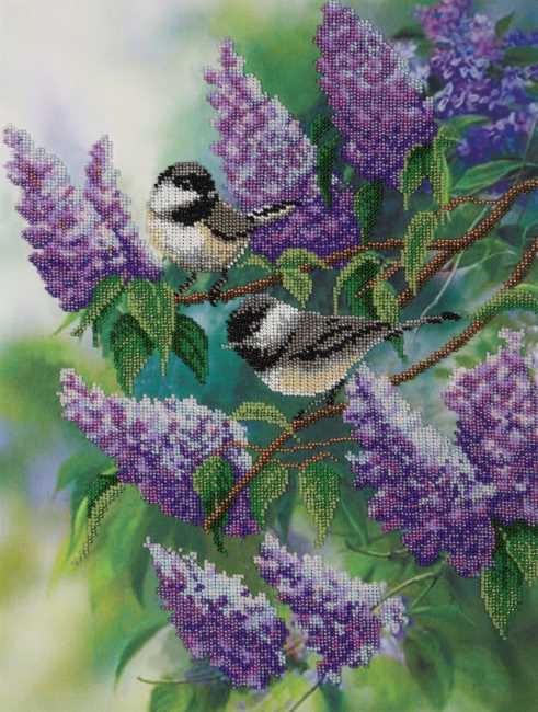 Spring Bead Embroidery Kit by VDV