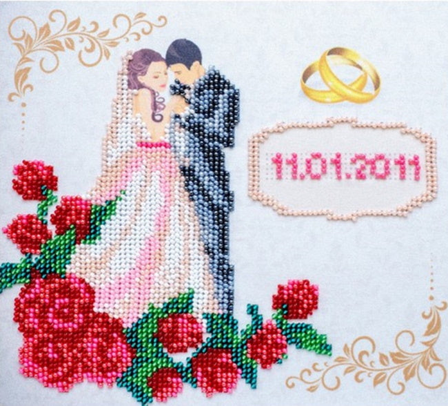 Wedding Sampler Bead Embroidery Kit by VDV