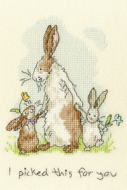 I Picked This for You Cross Stitch Kit By Bothy Threads