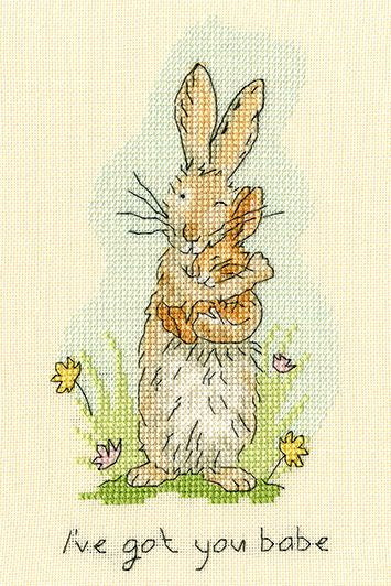 I've Got You Babe Cross Stitch Kit By Bothy Threads
