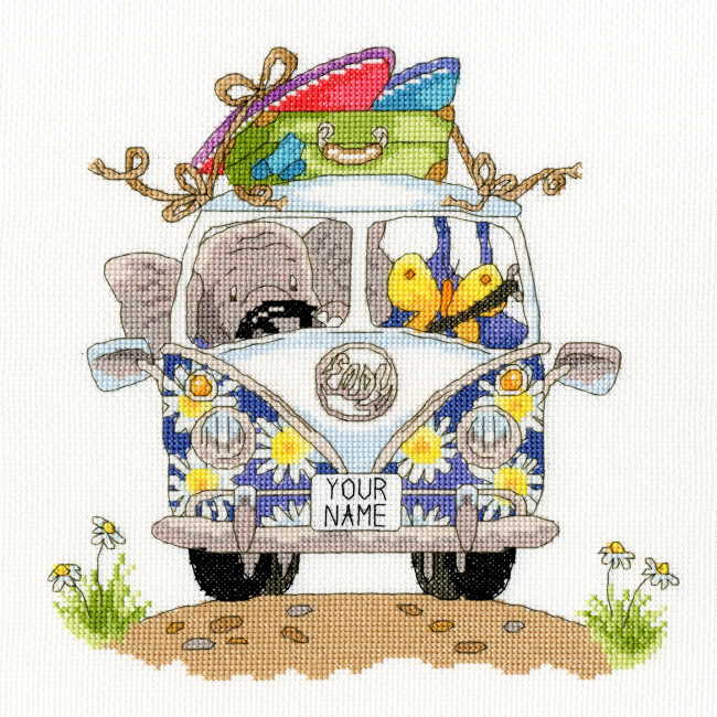 Pack Your Trunk Cross Stitch Kit By Bothy Threads