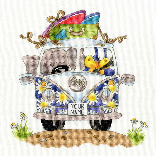 Pack Your Trunk Cross Stitch Kit By Bothy Threads