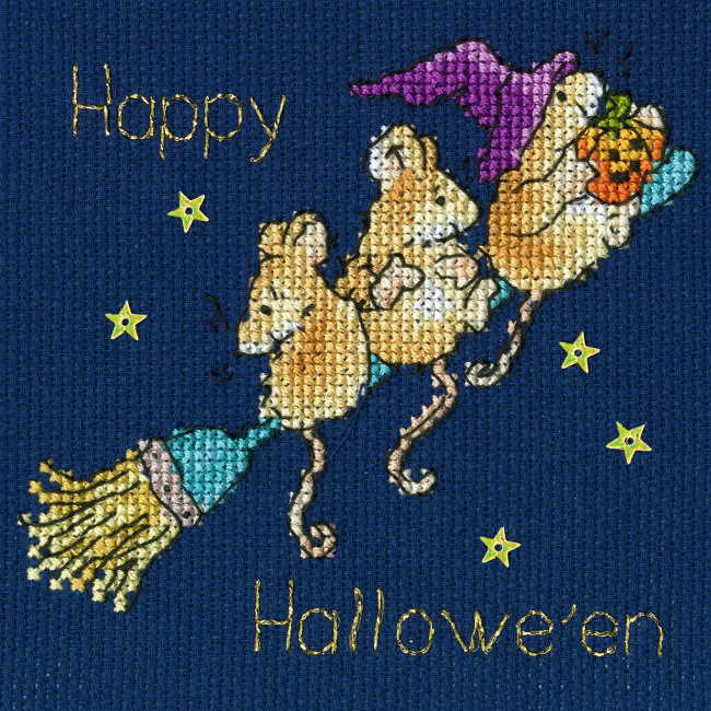 Starry Night Cross Stitch Card Kit By Bothy Threads