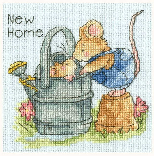 Welcome Home Cross Stitch Card Kit By Bothy Threads