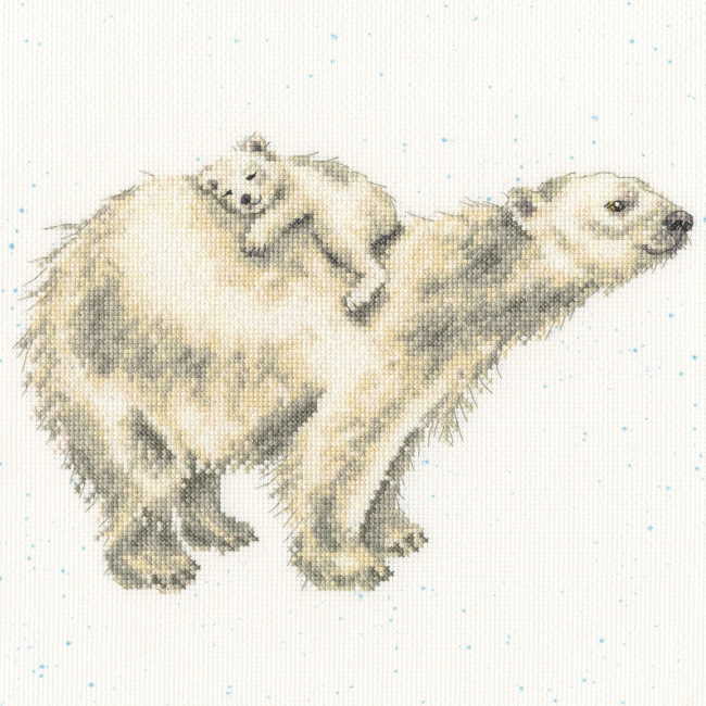 Snow Baby Cross Stitch Kit By Bothy Threads