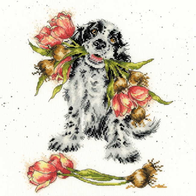 Blooming with Love Cross Stitch Kit By Bothy Threads
