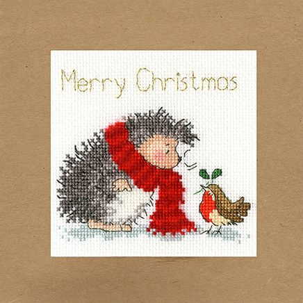 Christmas Wishes Cross Stitch Christmas Card Kit by Bothy Threads