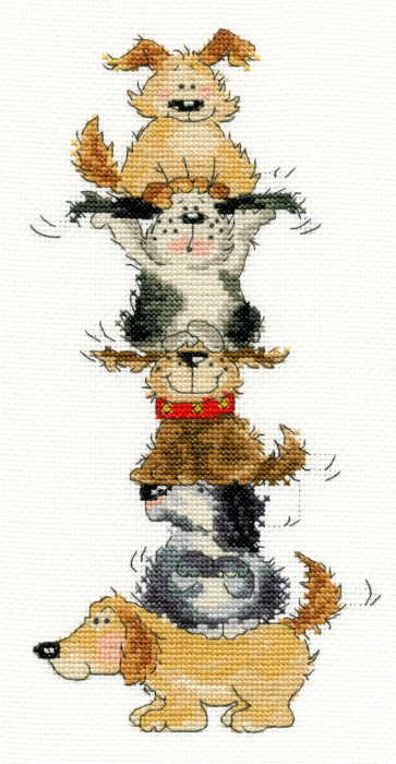 Top Dog Cross Stitch Kit By Bothy Threads