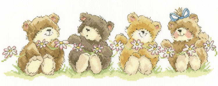 Daisy Chain Cross Stitch Kit By Bothy Threads