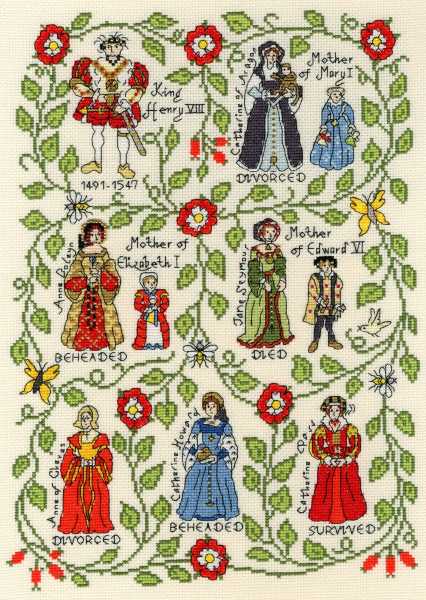 Henry the Eighth Cross Stitch Kit By Bothy Threads