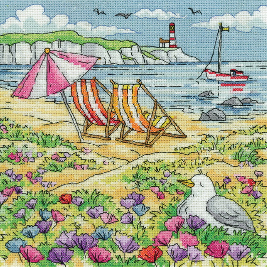 Summer Shore Cross Stitch Kit by Heritage Crafts