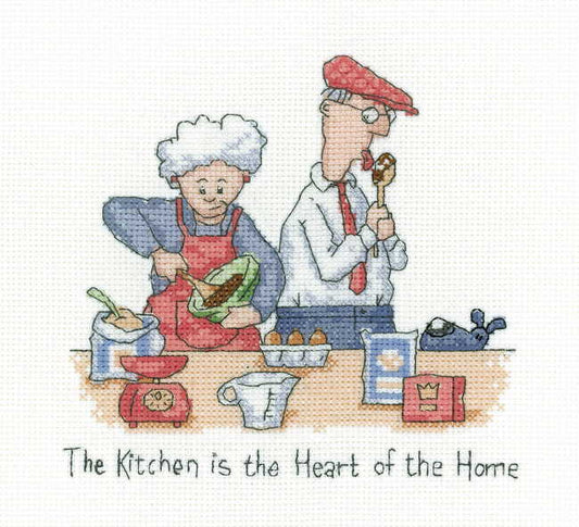 Heart of the Home Cross Stitch Kit by Heritage Crafts