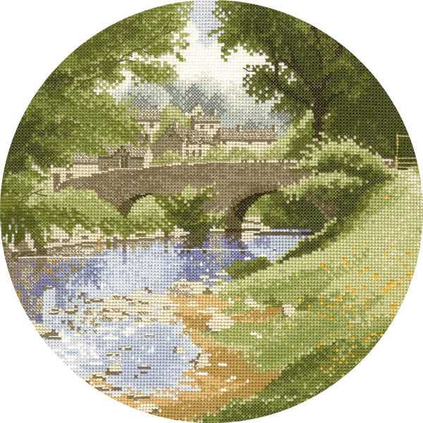 Riverside Cross Stitch Kit by Heritage Crafts