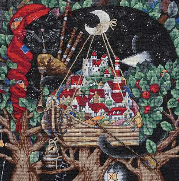 The Old Melody Cross Stitch Kit by Merejka