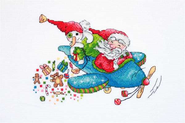 Christmas Flight Cross Stitch Kit by Merejka