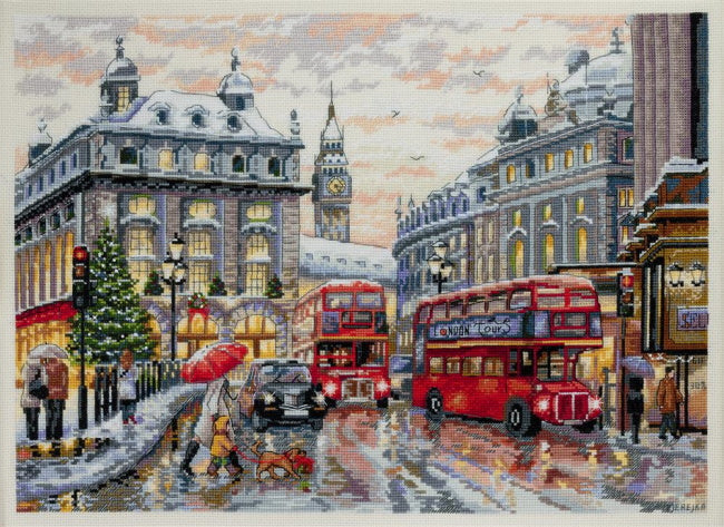 London Cross Stitch Kit by Merejka