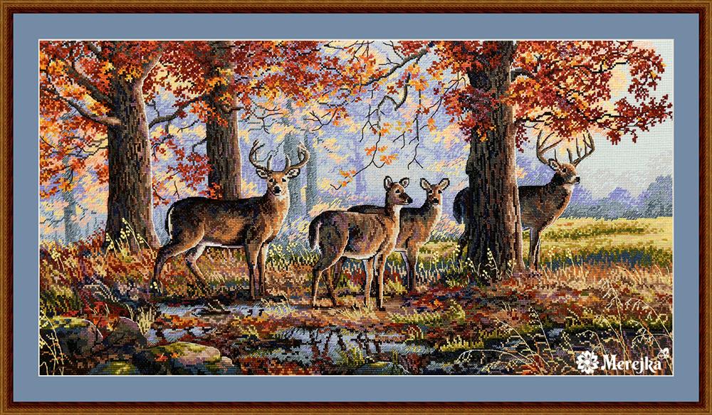 Under The Oaks Cross Stitch Kit by Merejka