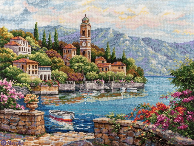 Lago Di Como Cross Stitch Kit by Merejka