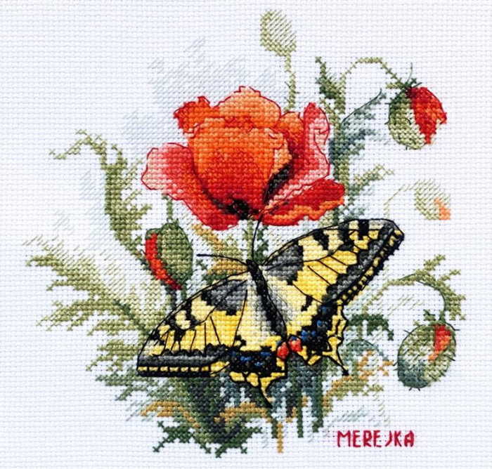 Summer Meadow Cross Stitch Kit by Merejka