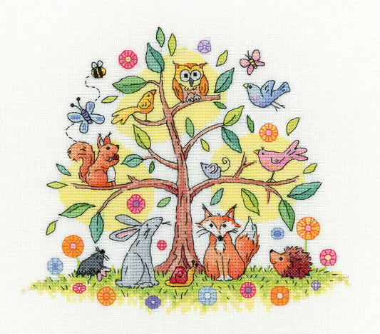 Tree of Life Cross Stitch Kit by Heritage Crafts