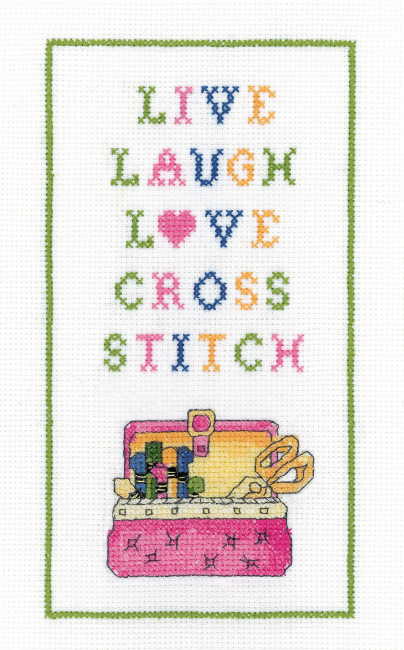 Love Cross Stitch Cross Stitch Kit by Heritage Crafts
