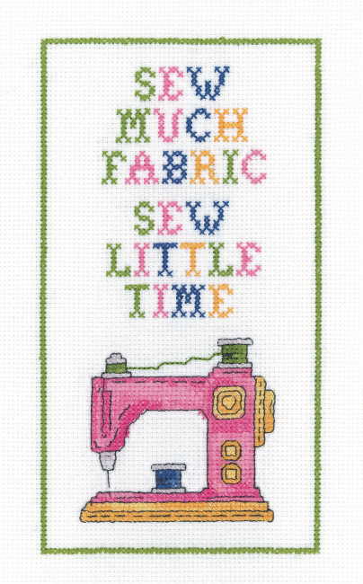 Sew Much Fabric Cross Stitch Kit by Heritage Crafts