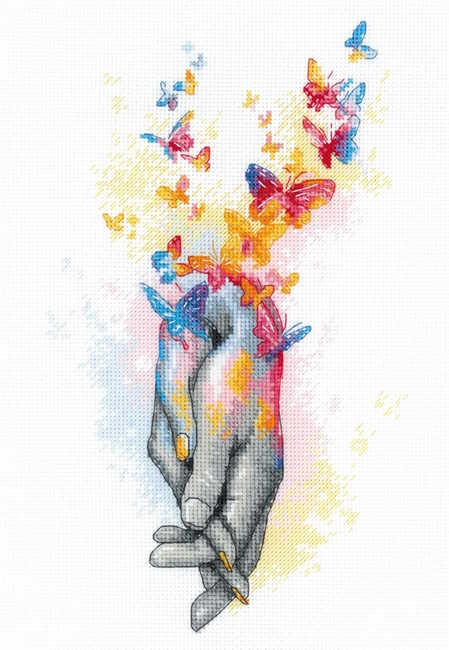 Love is in the Air Cross Stitch Kit By RIOLIS