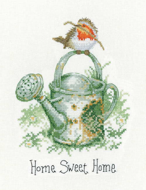Home Sweet Home Cross Stitch Kit by Heritage Crafts