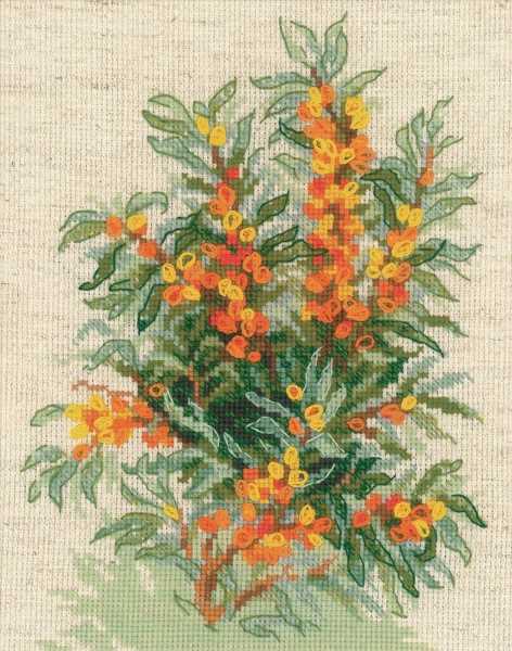 Sea Buckthorn Cross Stitch Kit By RIOLIS