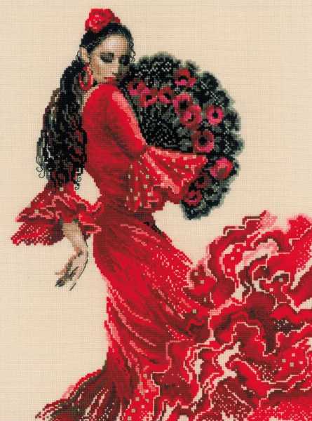 Dancer Cross Stitch Kit By RIOLIS