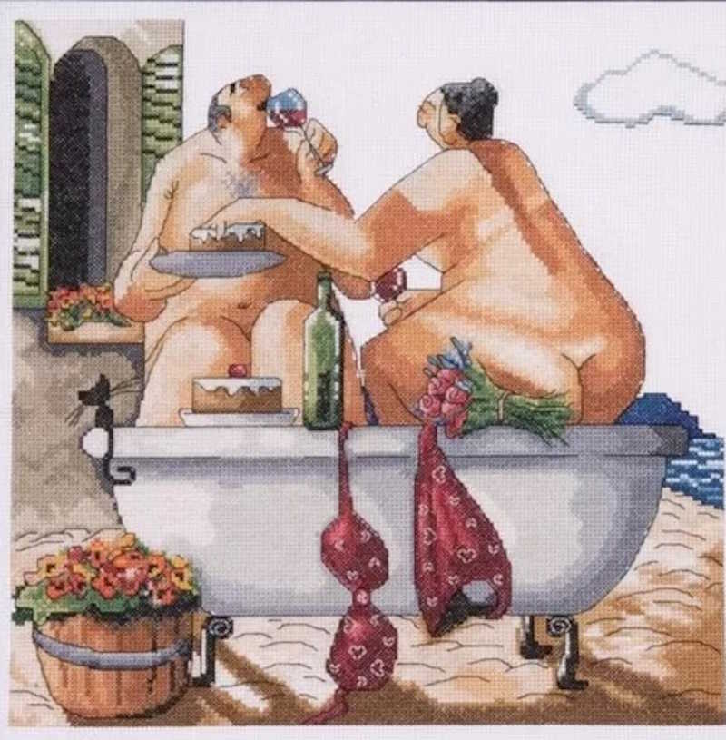 Bathing Beauties Cross Stitch Kit by Design Works