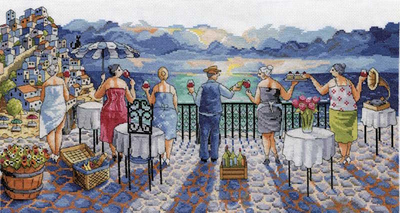 After the Shift Cross Stitch Kit by Design Works