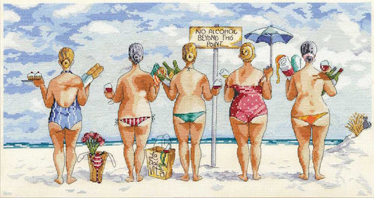 No Alcohol Cross Stitch Kit by Design Works